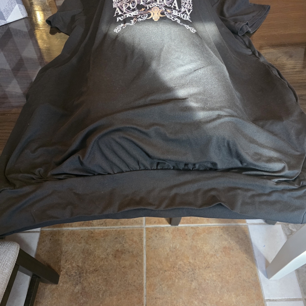 Black Apothecary Graphic Maxi  Tshirt Dress 2x - Picture 2 of 9